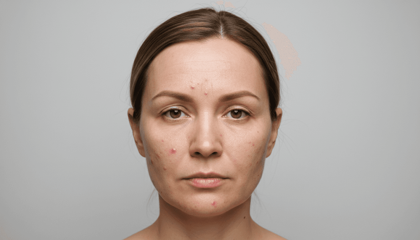 Before image of a skin treatment